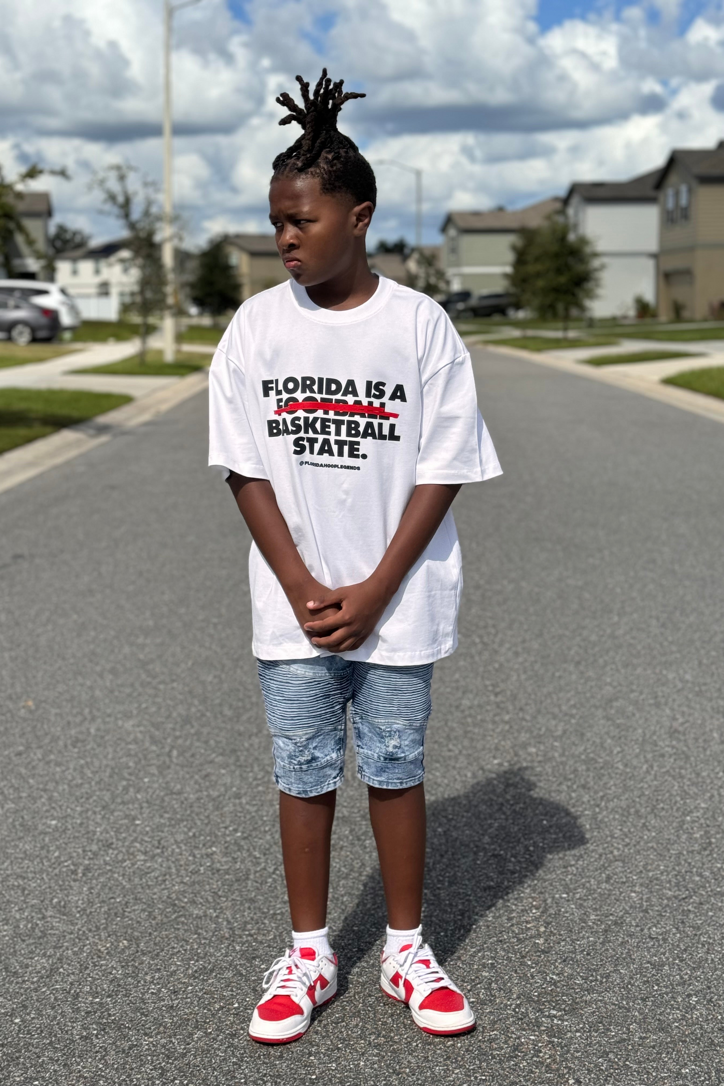 "FLORIDA IS A BASKETBALL STATE" T-SHIRT